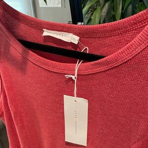 LUSH mini dress. Brand new. Coral. Size Large.